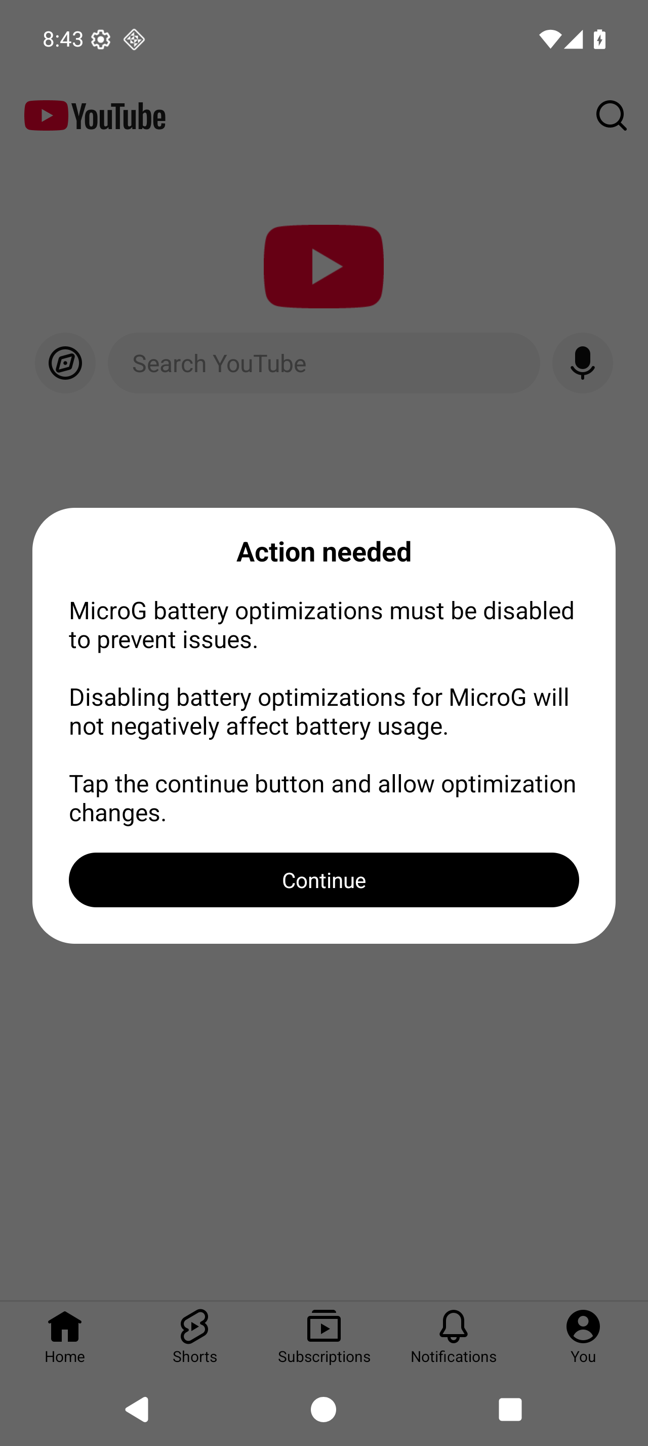 Signing in and configuring ReVanced Extended settings